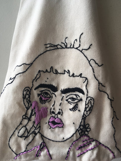 Tote Bag Bordada Lila