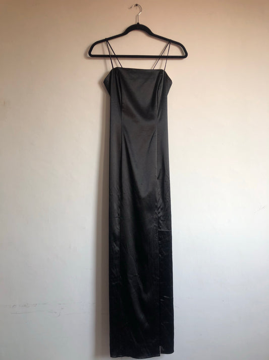 Black Satin Dress