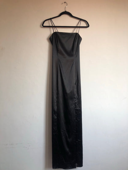 Black Satin Dress