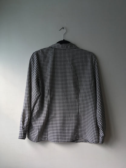 Houndstooth Blouse