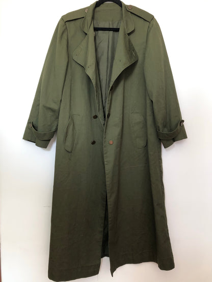 Vintage Green Trench Coat