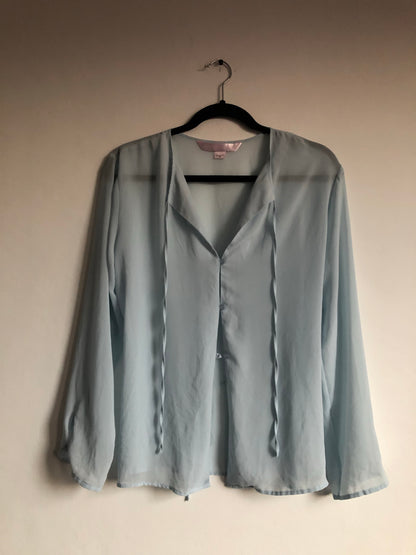 Blusa Azul Pastel