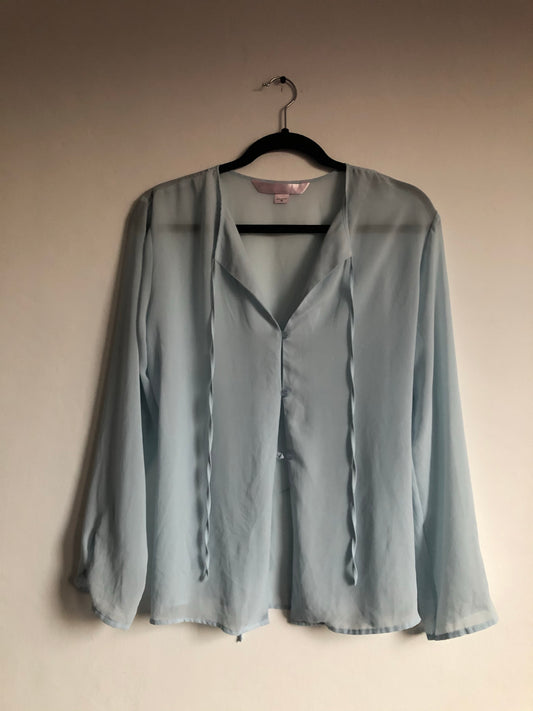 Pastel Blue Blouse