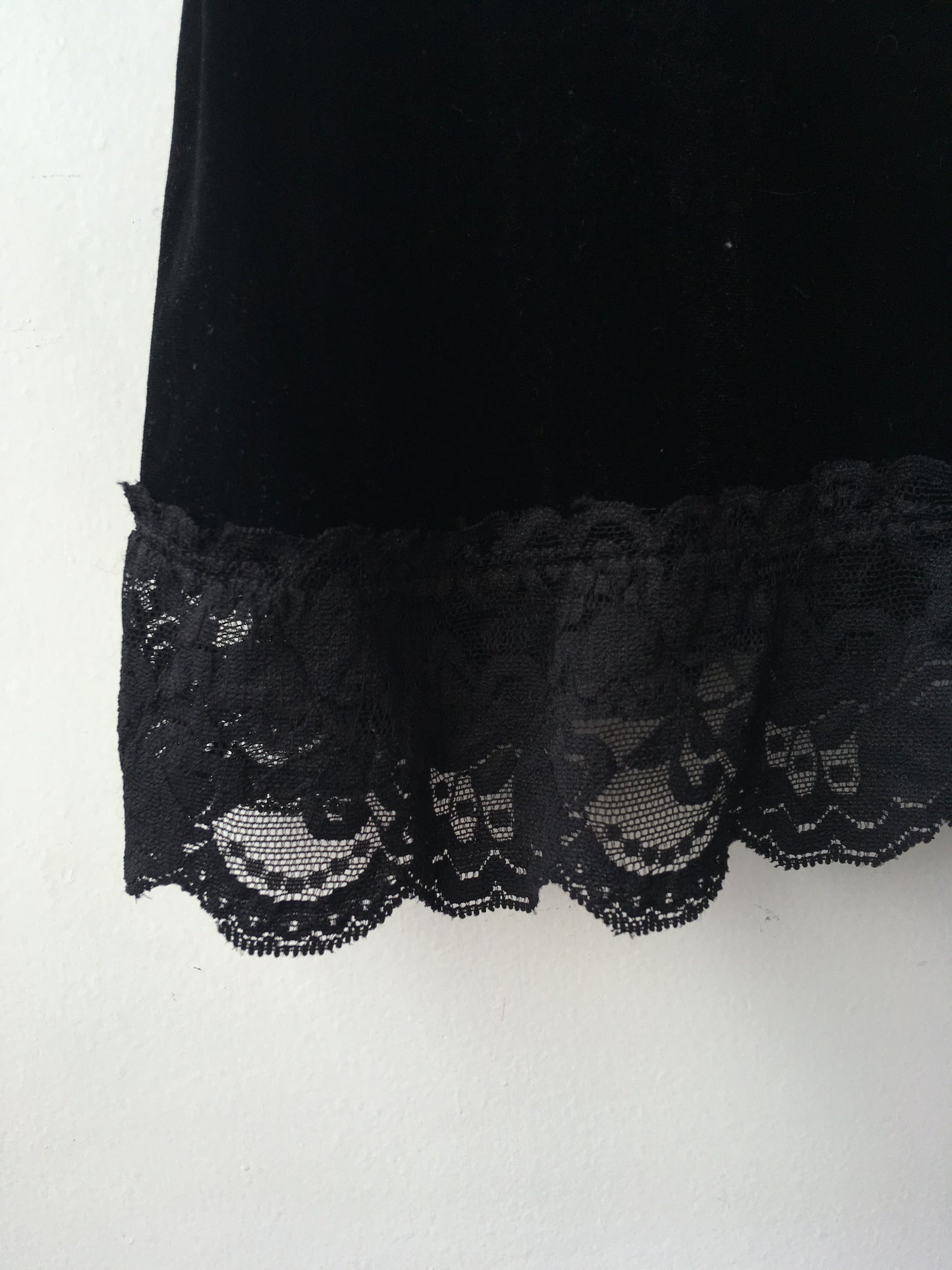 Velvet and Lace Top