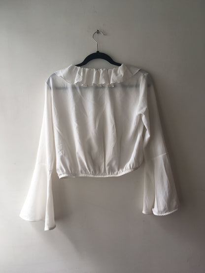 Blusa Blanca Holanes