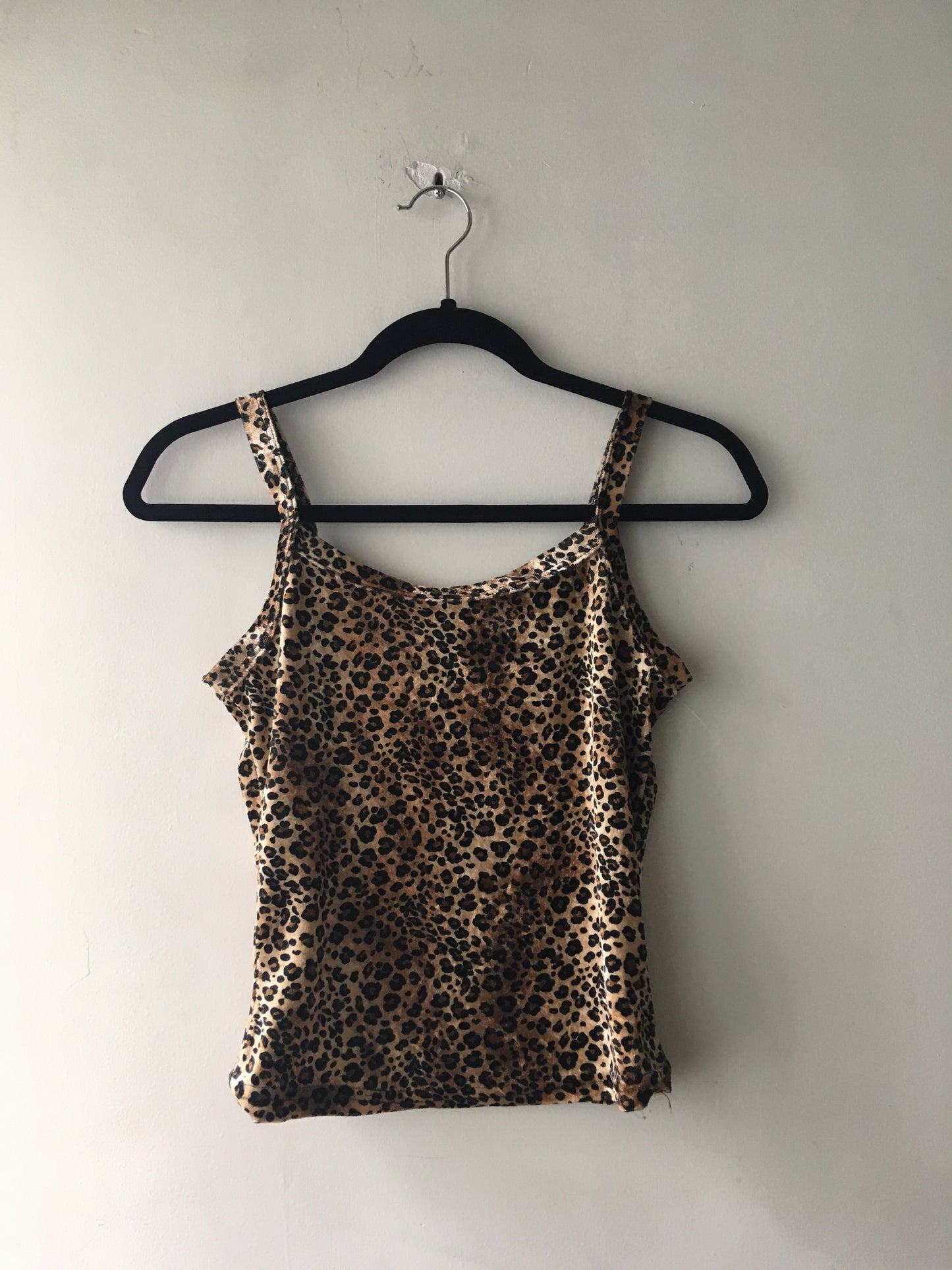 Top Velvet Leopardo