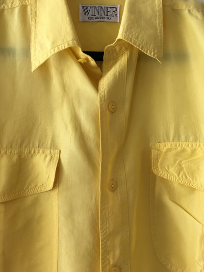 Yellow Silk Blouse