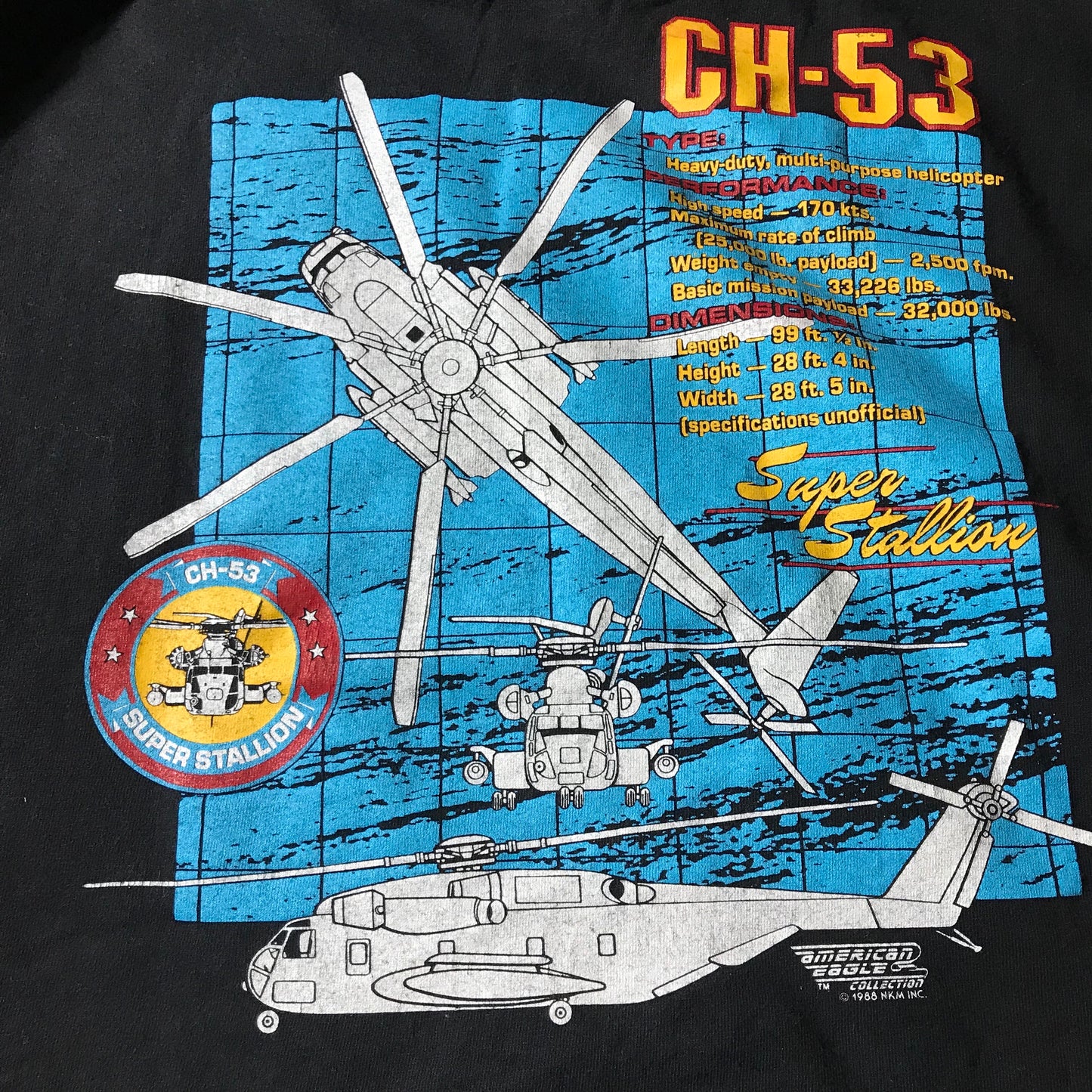 Vintage Helicopter T-shirt