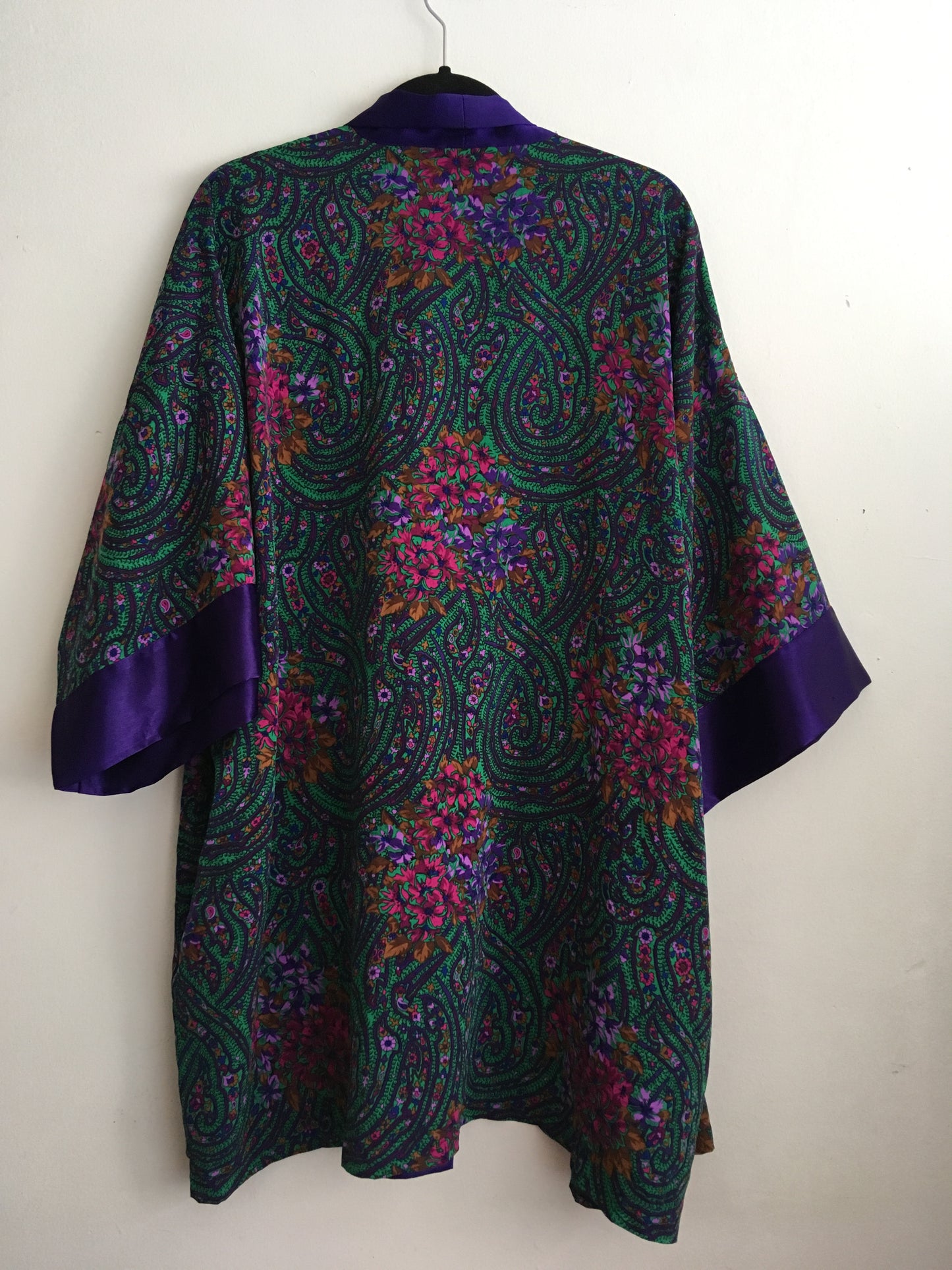 Purple Printed Kimono