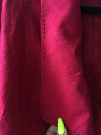 Saco Suede Rojo