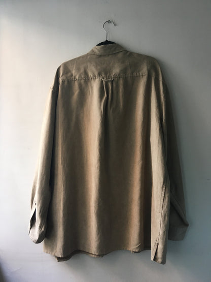 Beige Suede Shirt