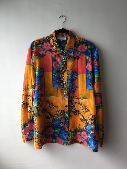 Vintage Floral Blouse