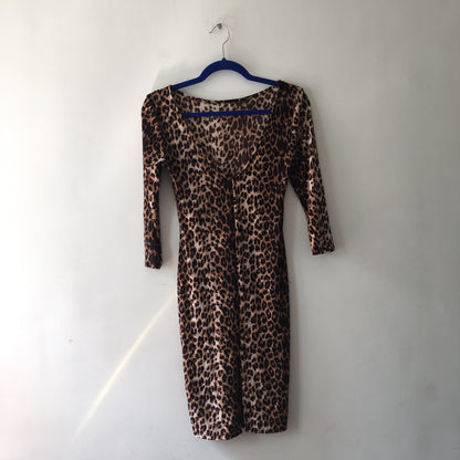 Animal print dress