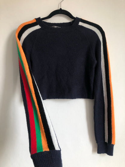 Crop Sweater Stripes