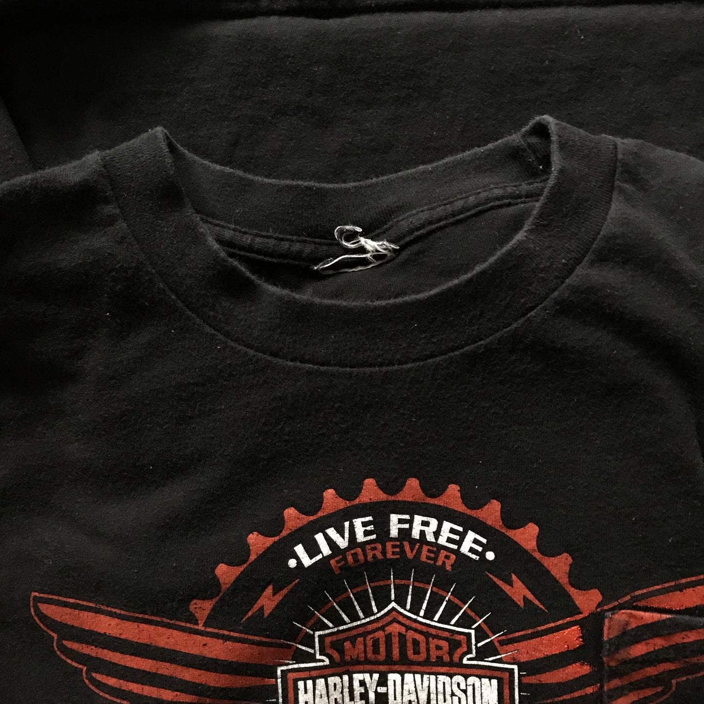 T-shirt with Harley Davidson Bag