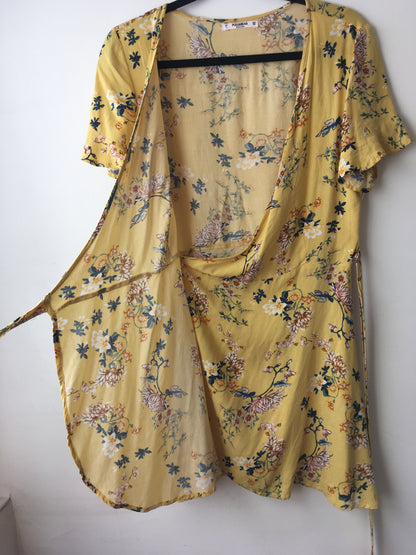 Yellow Flowered Dress