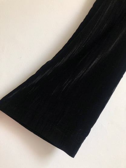 Black Velvet Palazzos