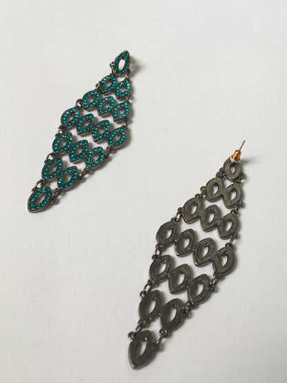 Aretes Cristales Aqua