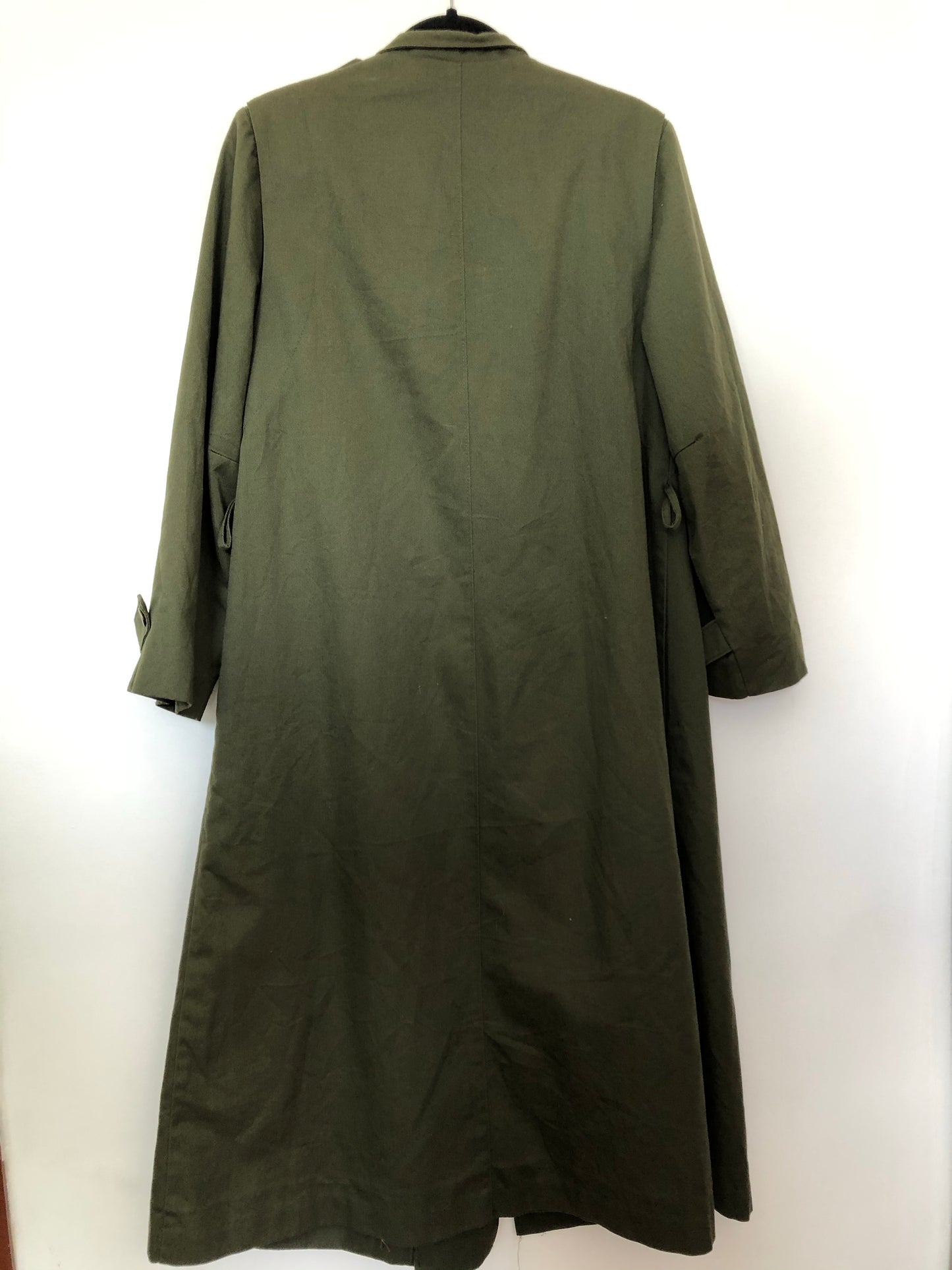Vintage Green Trench Coat