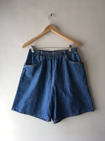 Stretch Denim Shorts