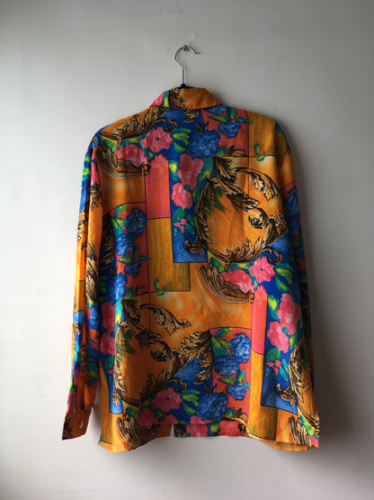 Vintage Floral Blouse