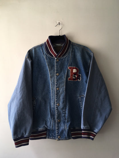 Vintage Denim Bomber