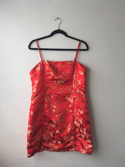 Red and Gold Dress