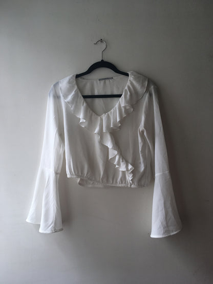 Blusa Blanca Holanes