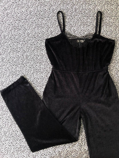 Jumpsuit Black Velvet