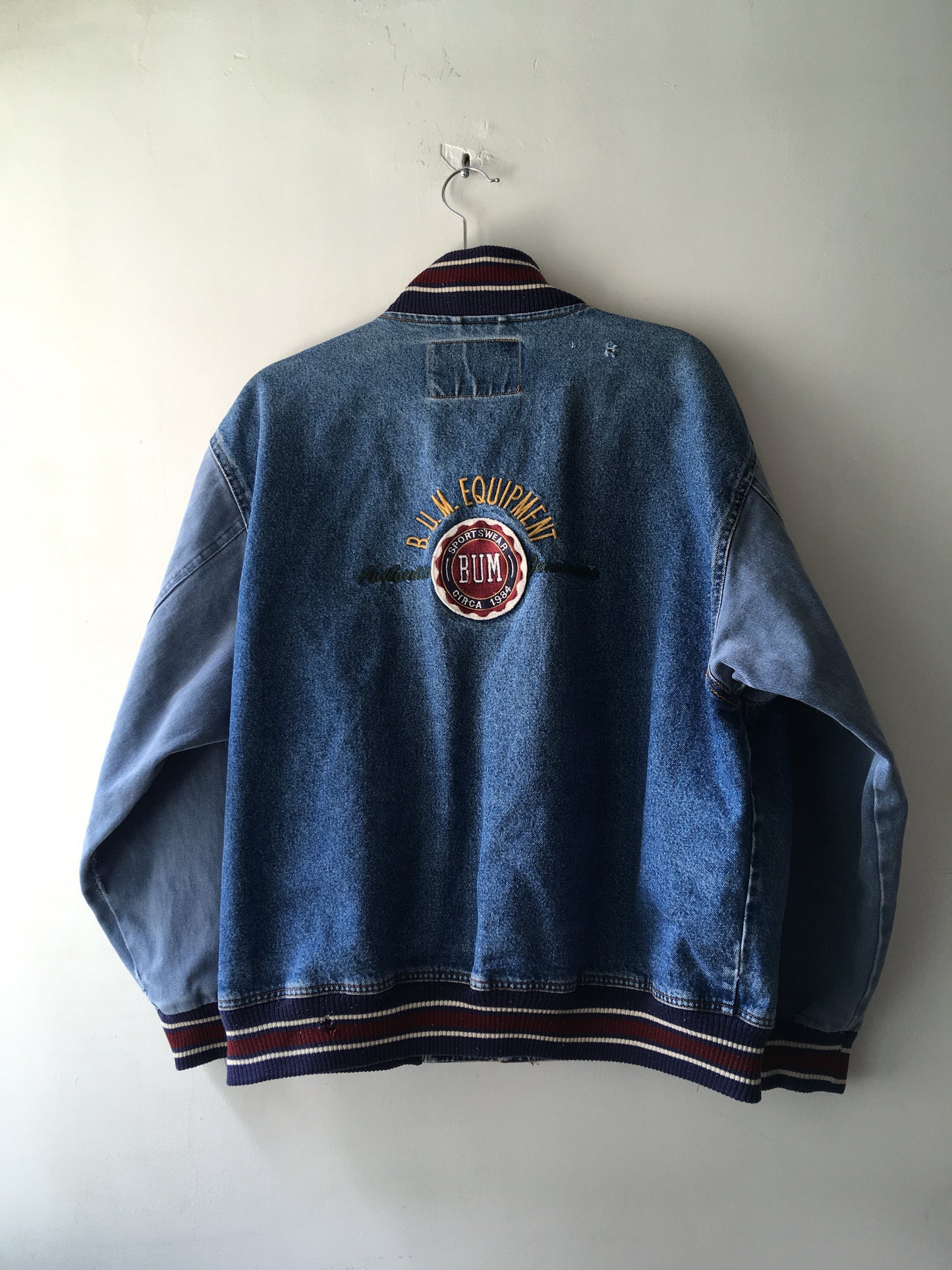 Vintage Denim Bomber