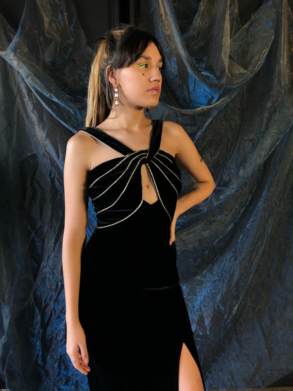 Vestido Velvet Negro