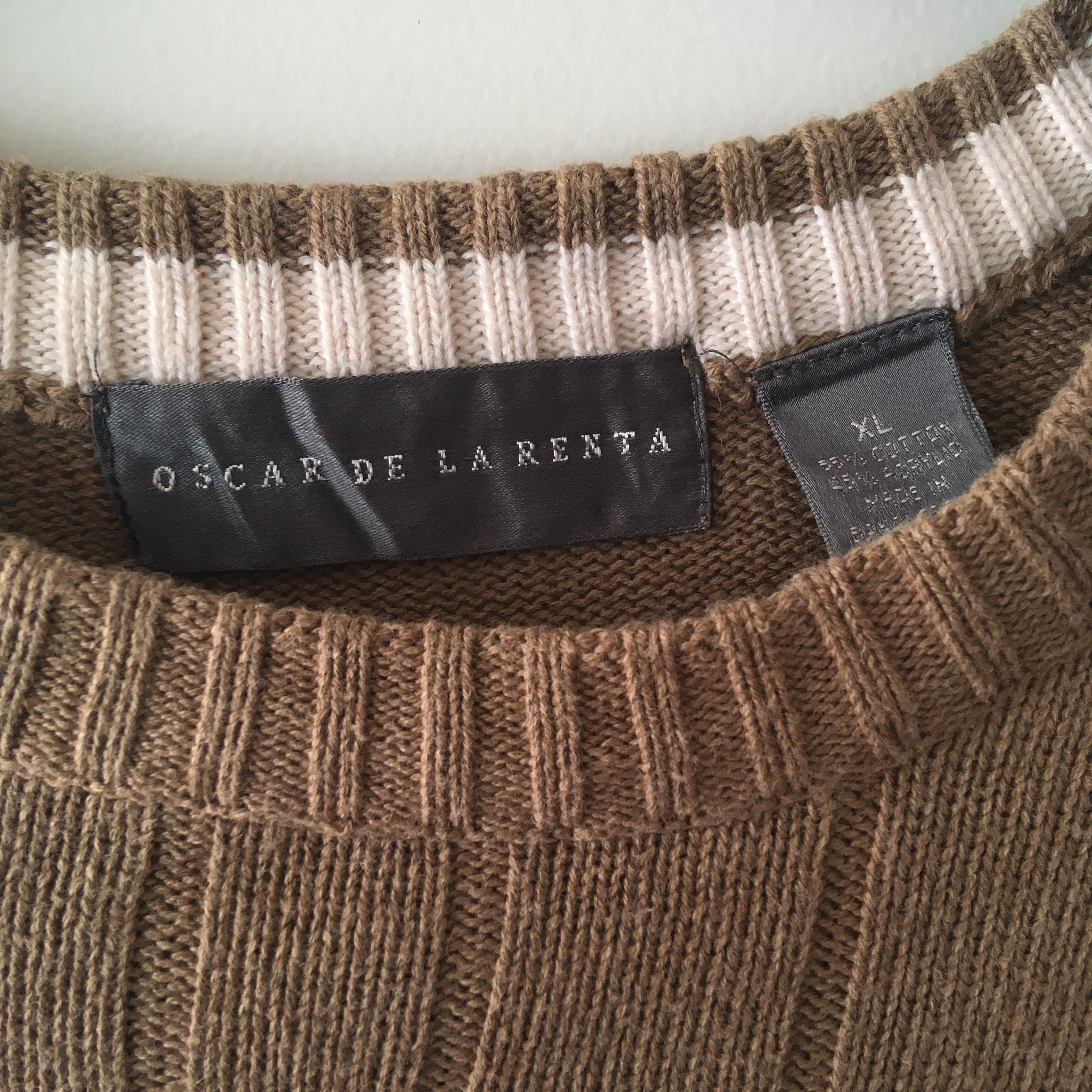 Vintage oscar de la renta sweater sale