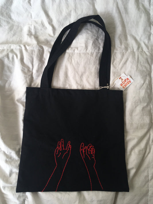 Tote Bag Bordada Manos