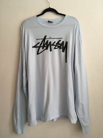 Playera Stussy baby blue