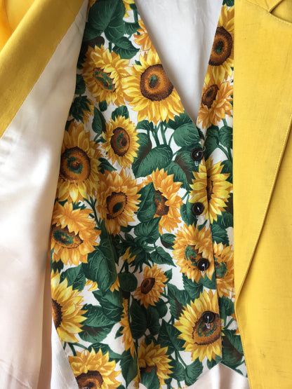 Sunflowers Jacket and Vest