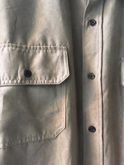 Beige Suede Shirt