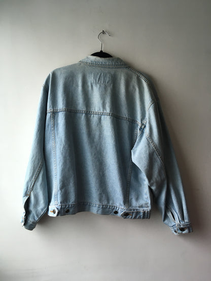 Zippered Denim Jacket