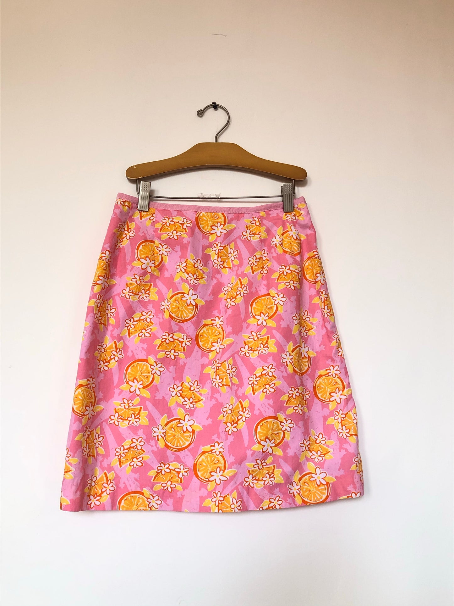 Orange Half Skirt
