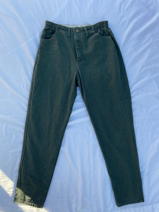 Mom jeans Olive
