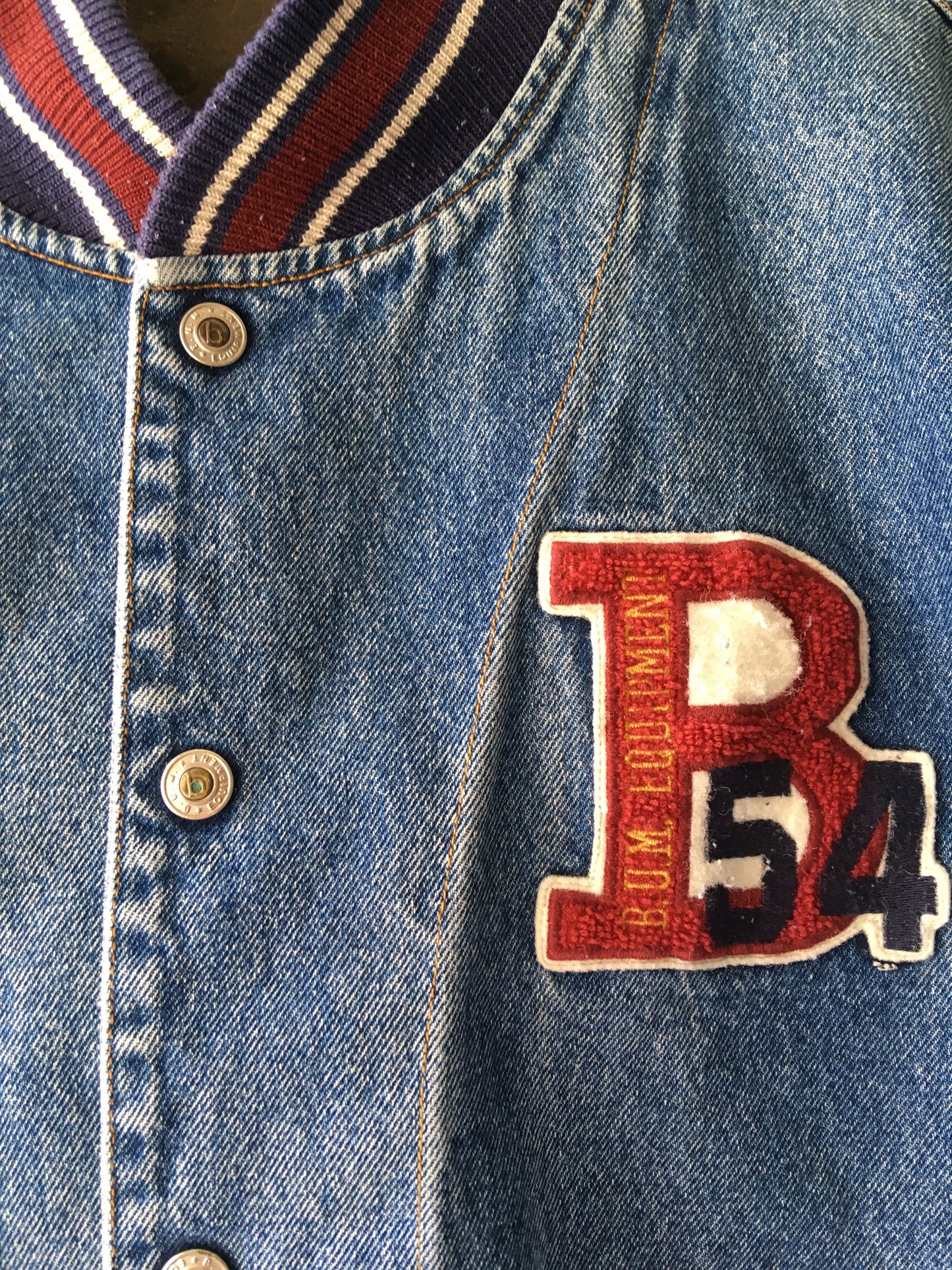 Vintage Denim Bomber