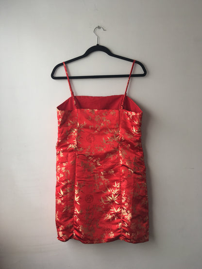 Red and Gold Dress