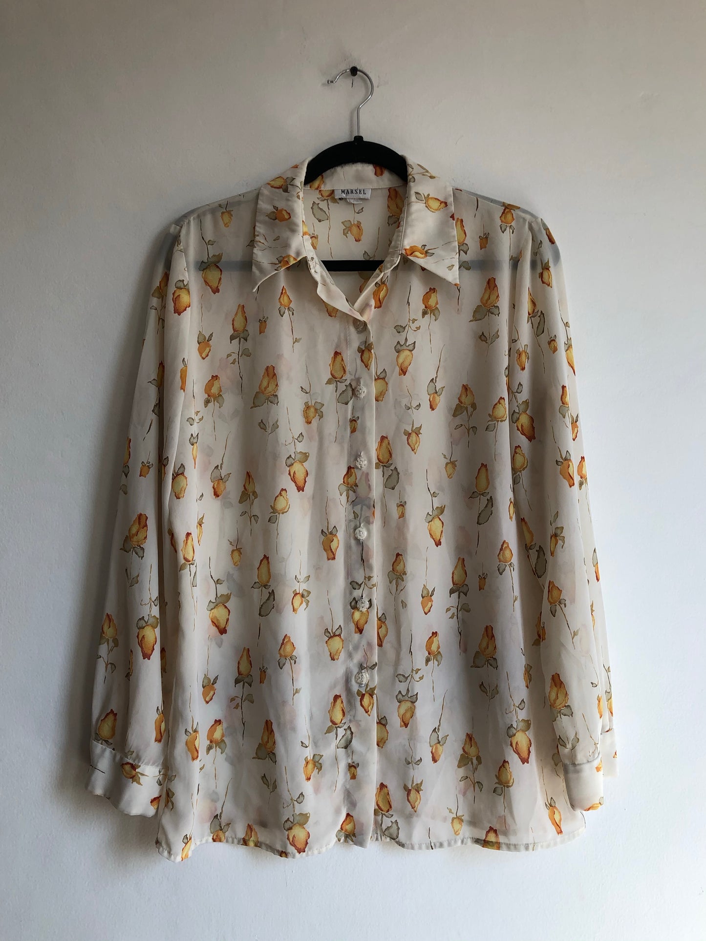 Fire Roses Blouse