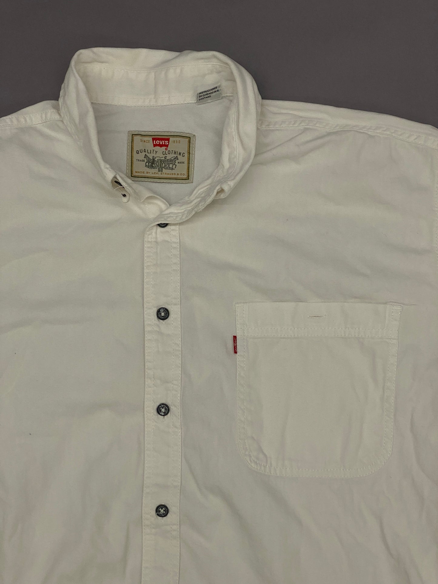 Vintage White Levis Shirt