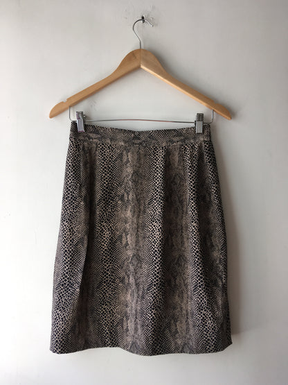 Animal print skirt