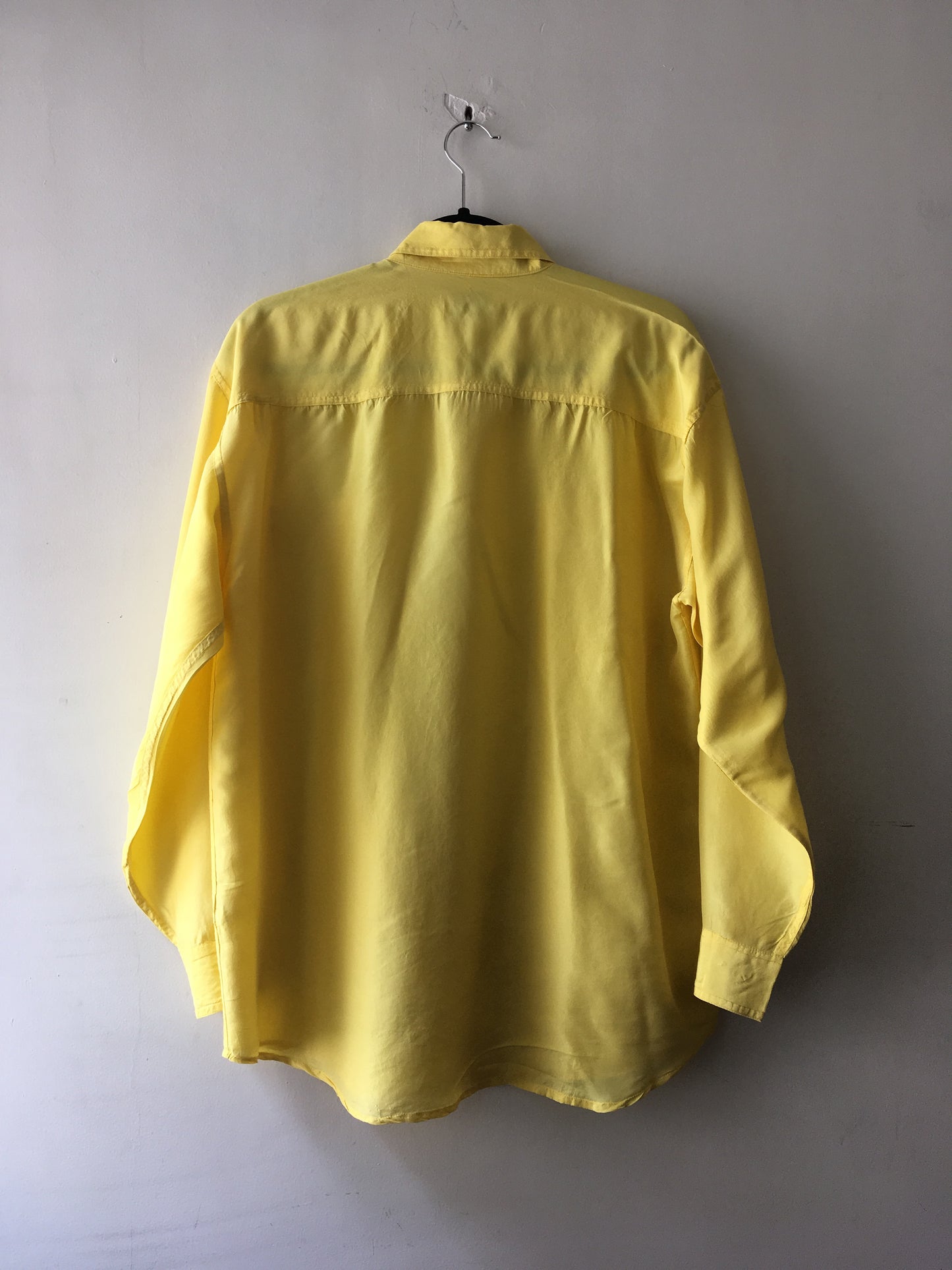 Yellow Silk Blouse