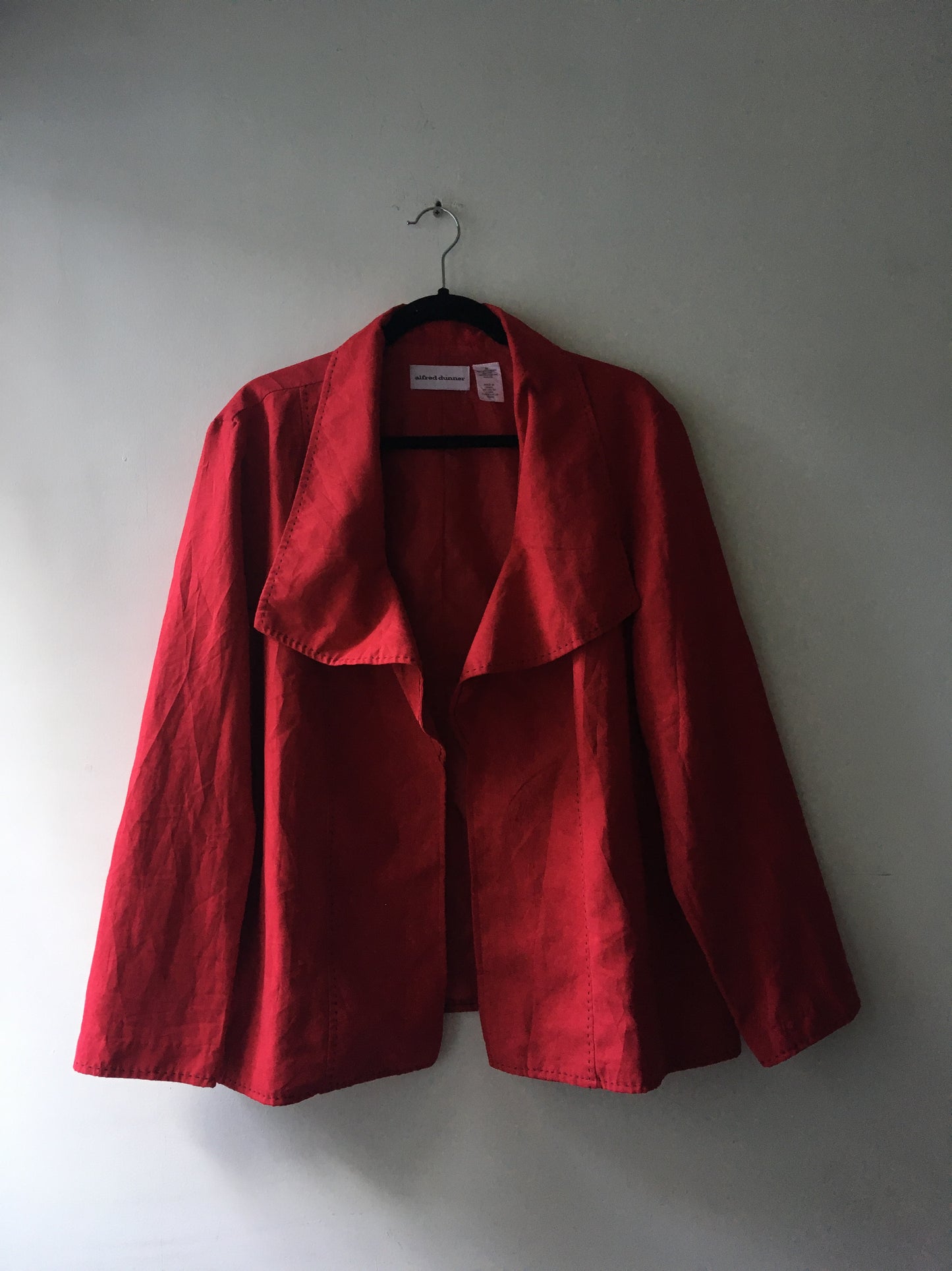 Saco Suede Rojo