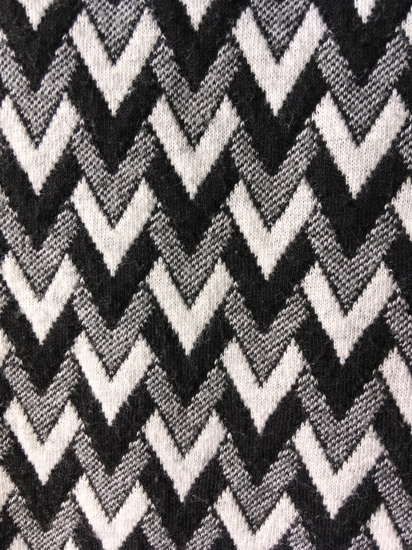 Gray Print Sweater