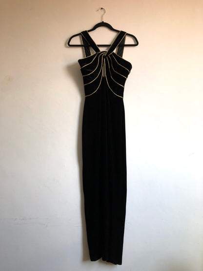 Vestido Velvet Negro