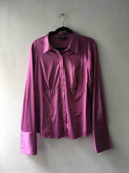 Blusa Rosa Satinada