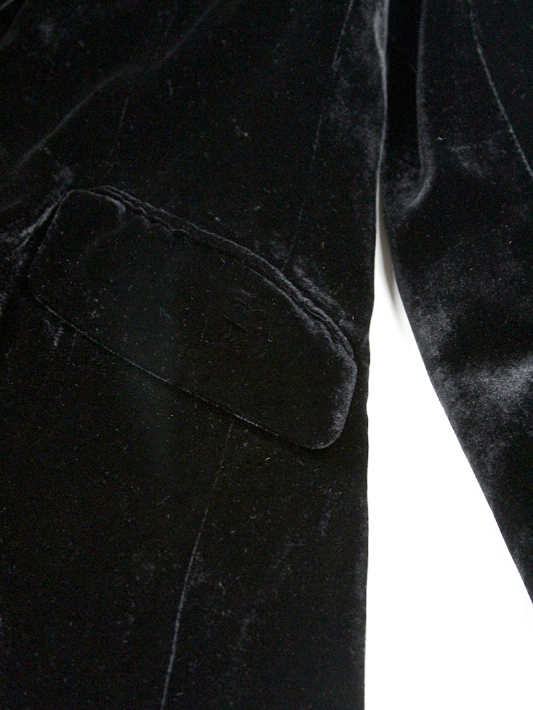 Saco Negro Velvet